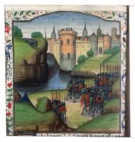 Francais 76, fol. 168v, Siege de Calais (1346-1347)